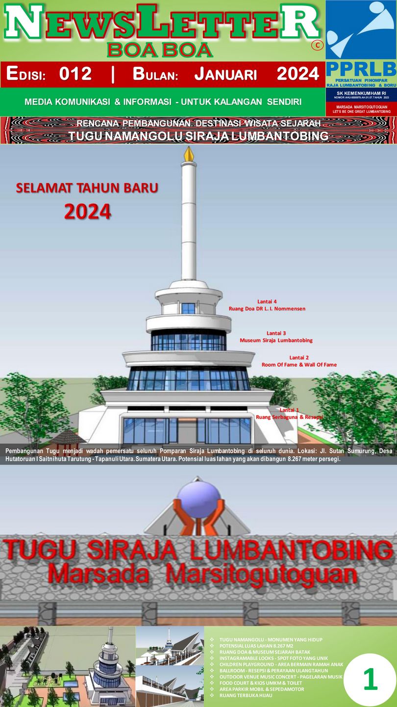 Newsletter Januari 2024 Tobing PPRLB